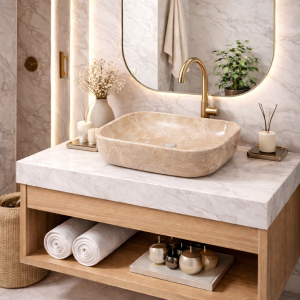 VESSEL SQUARE MARMOL SOFT