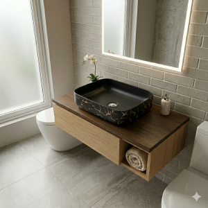 VESSEL OSIRIS SQUARE BLACK